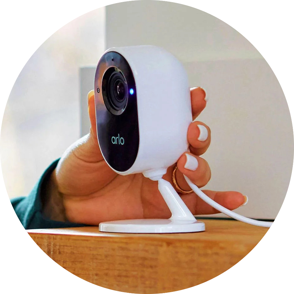 Câmara com deteção de pessoas