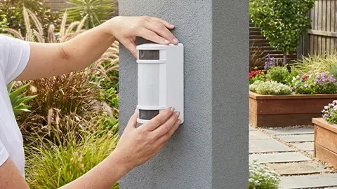 Intalador com detetor perimetral 