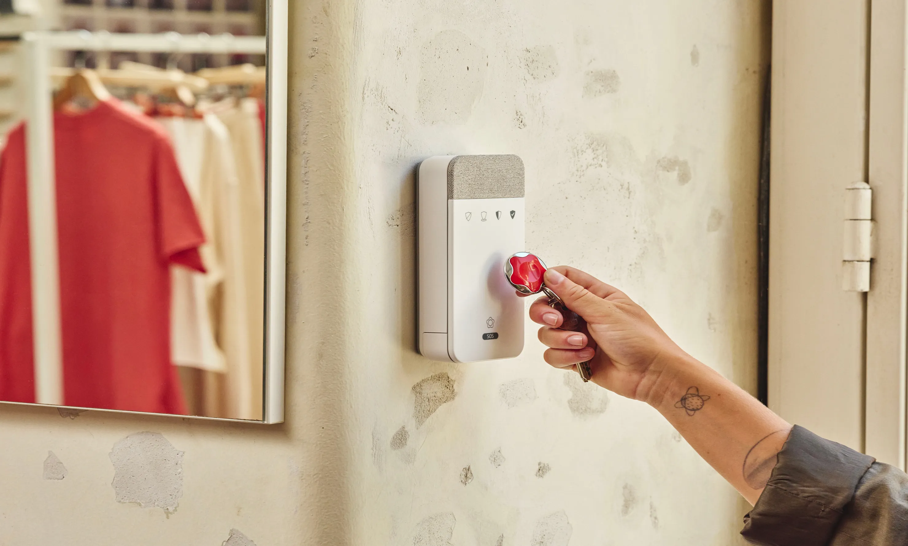 Painel de controle Verisure