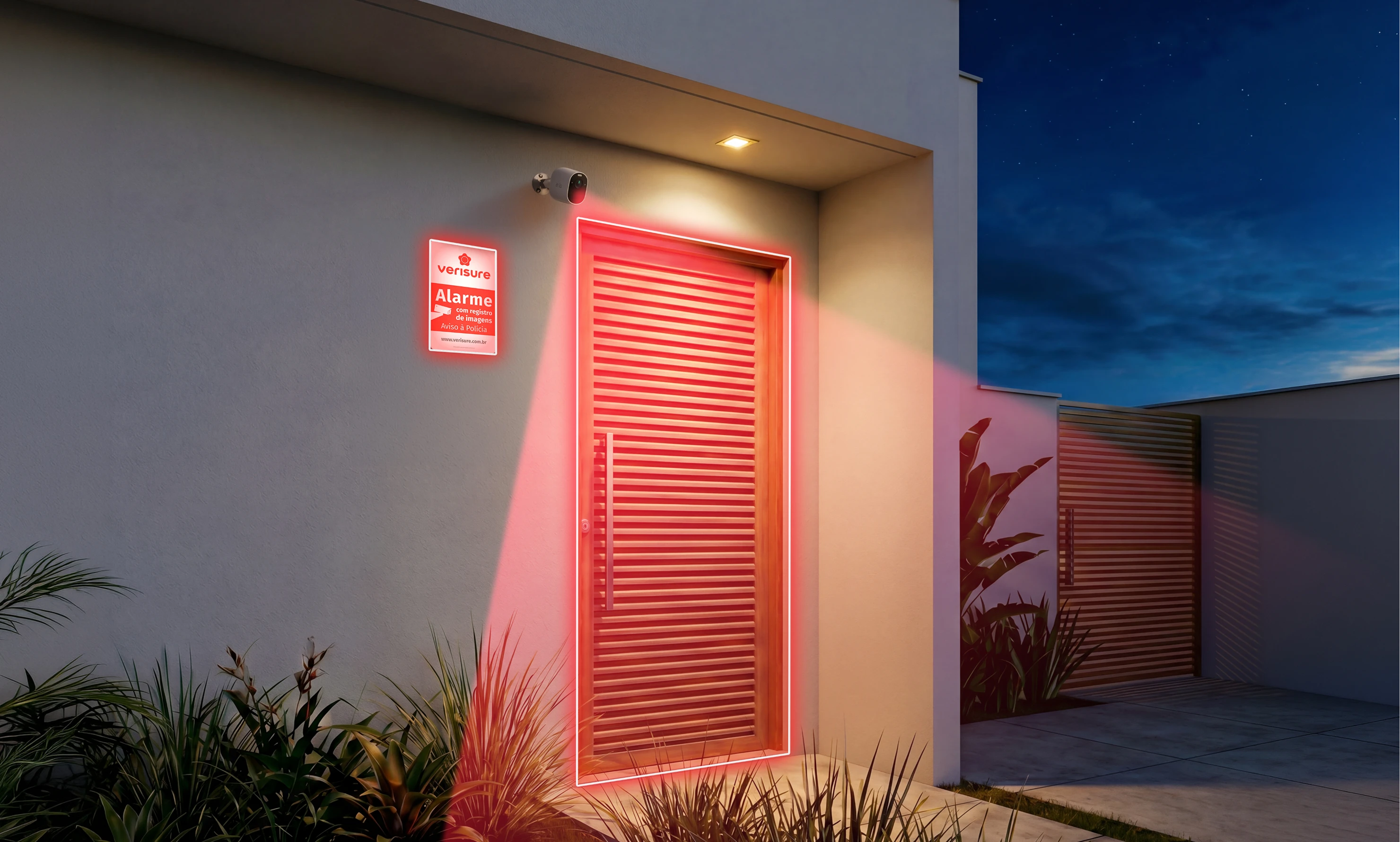Casa protegida com blindagem total