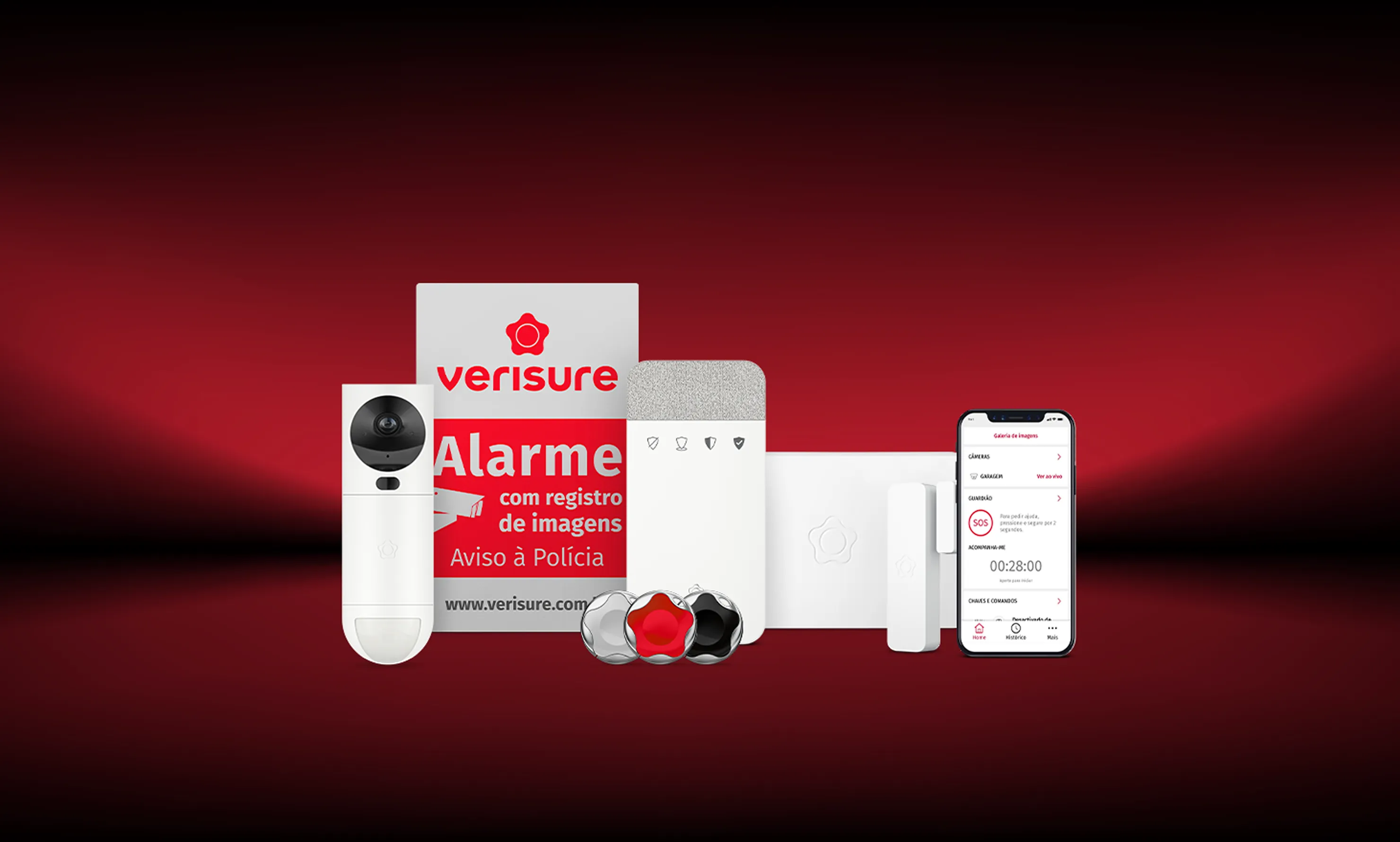 Kit de alarme residencial Verisure