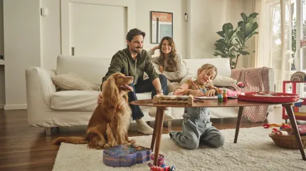 familia protegida com Verisure