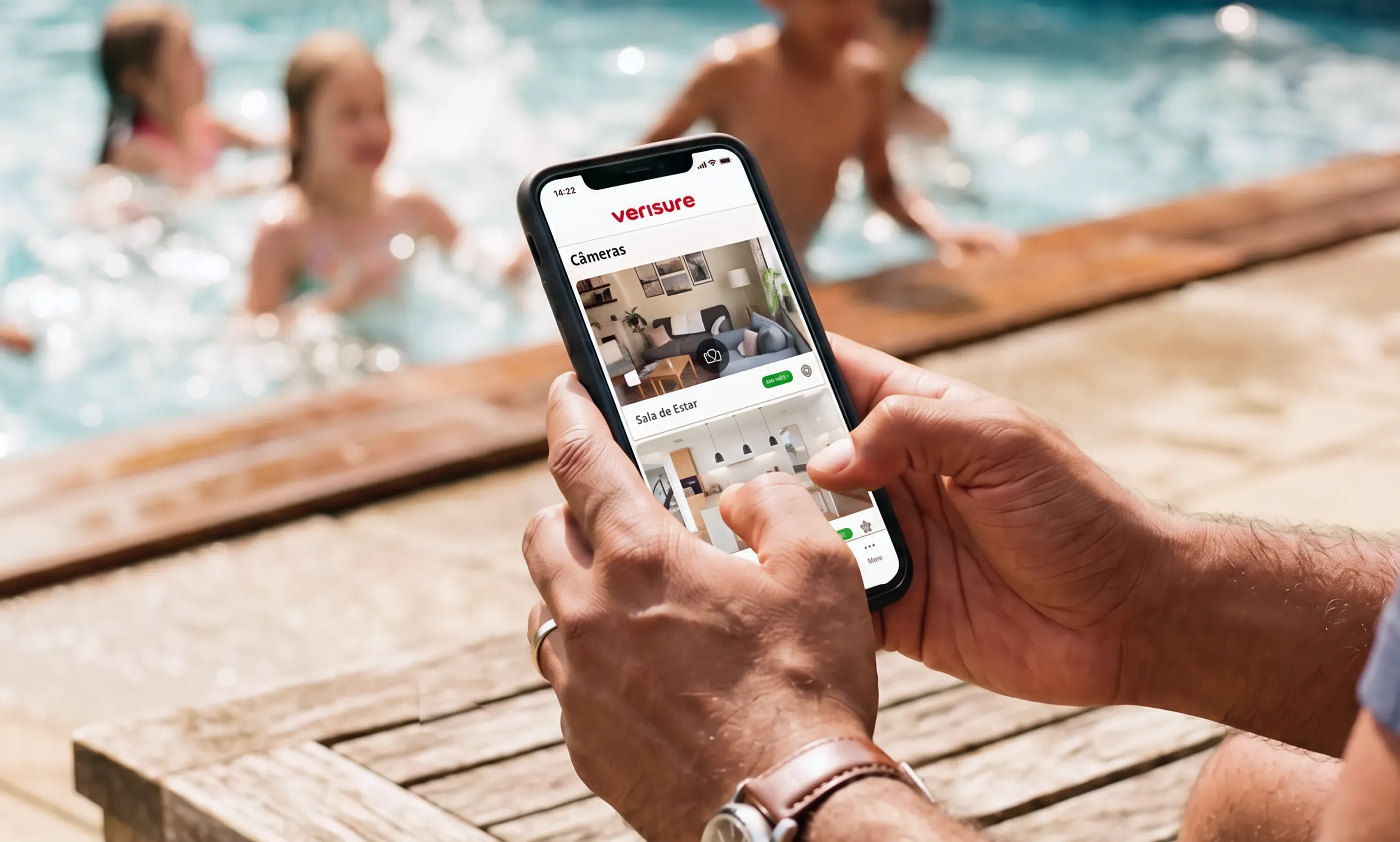 Monitoramento a distancia com o app My Verisure