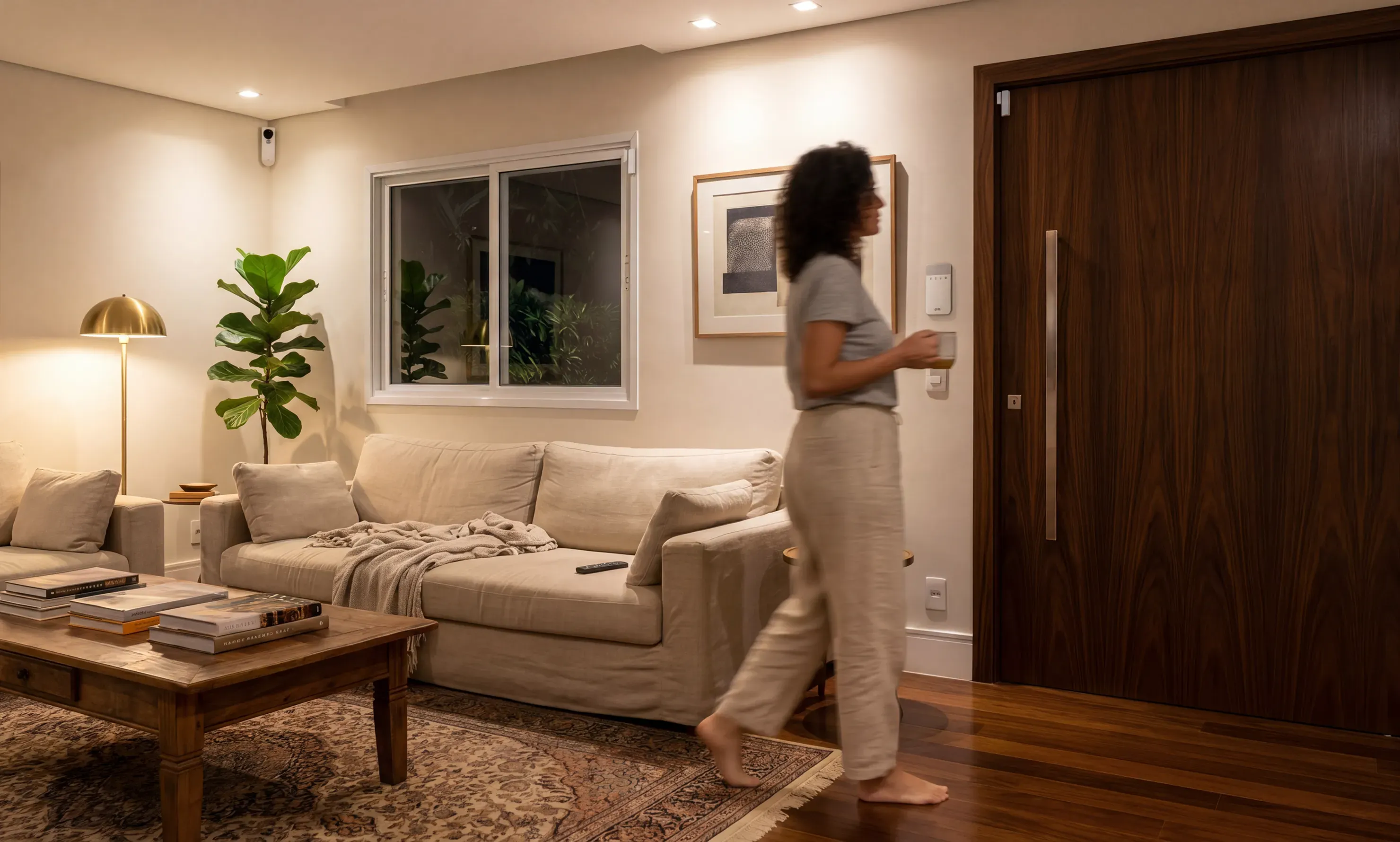 Casa protegida com sistema de blindagem total Verisure