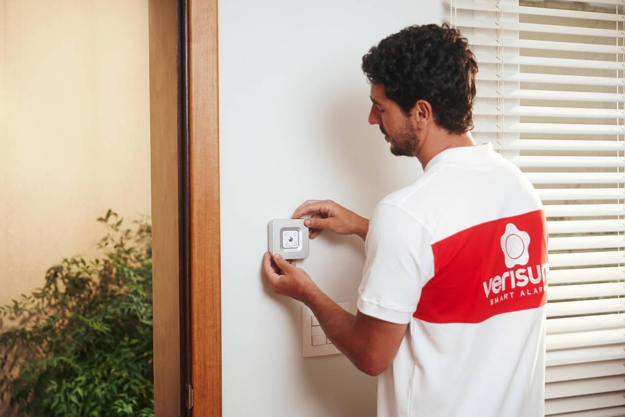 processo de instalação do alarme verisure